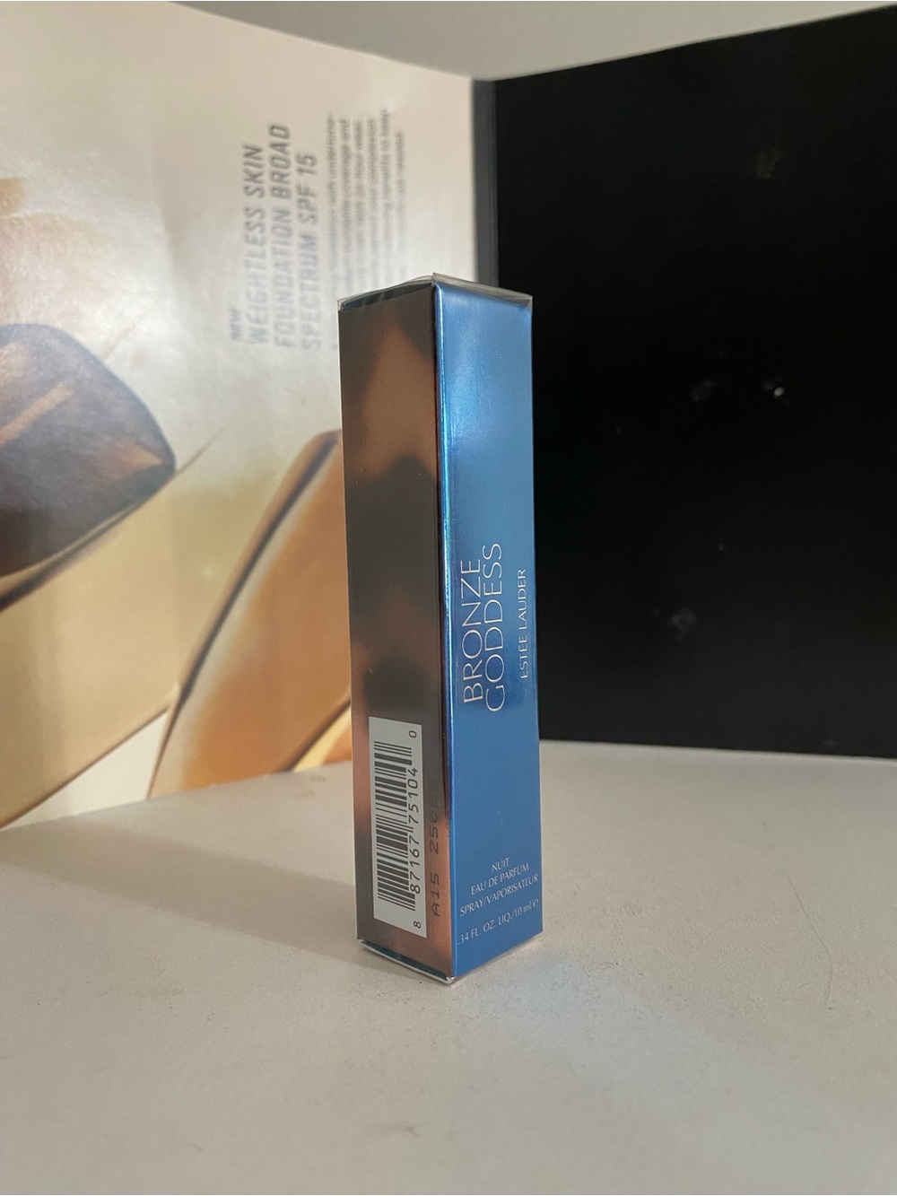Estee Lauder Bronze Goddess Nuit Eau De Parfum Spray, 0.34 OZ, Travel Size, Seal